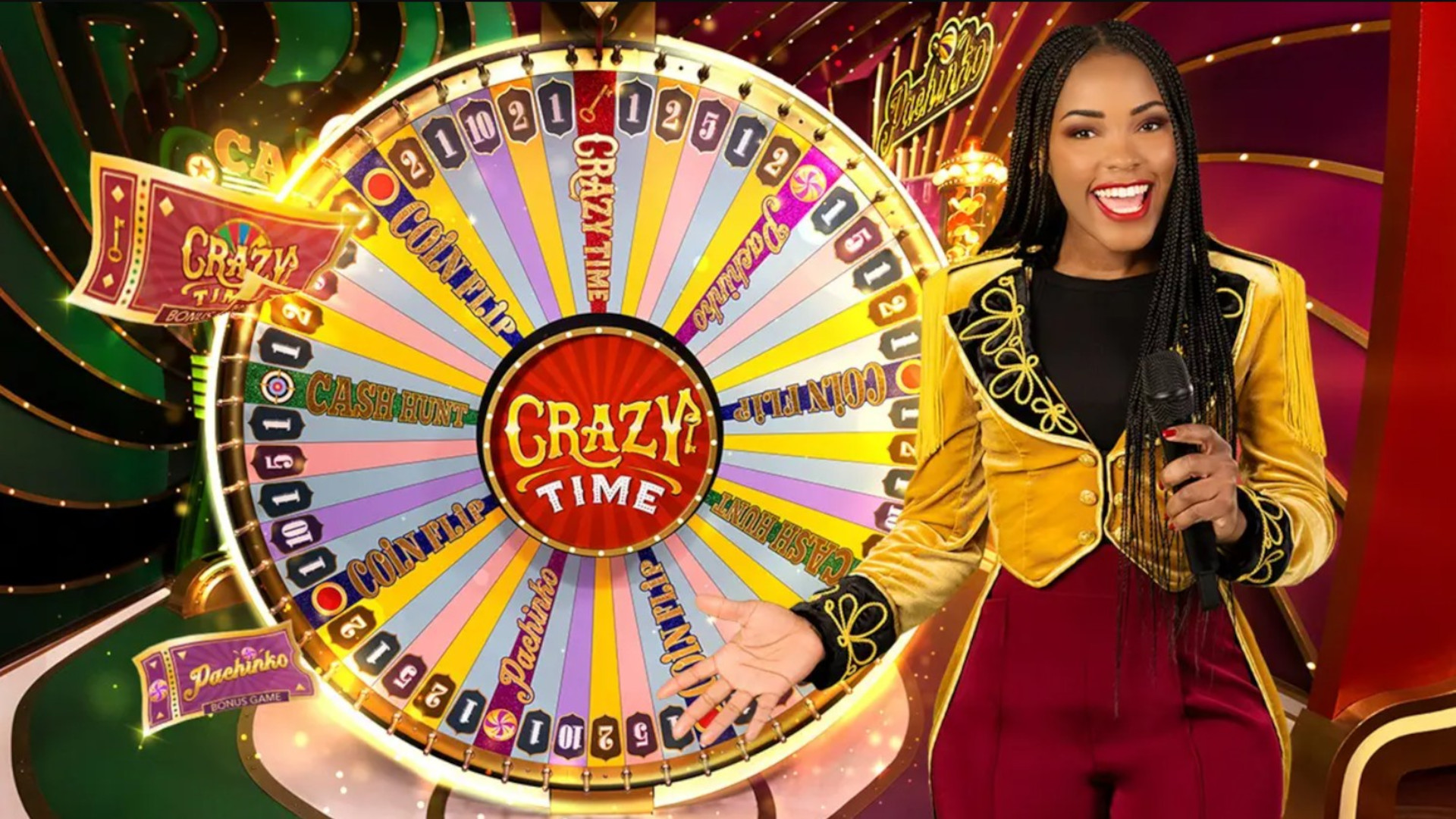 Crazy Time hos Rocket Riches Norge
